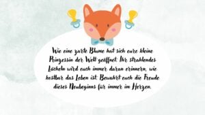 Glückwünsche zur Geburt eines Mädchens. Grafik: Echte Mamas